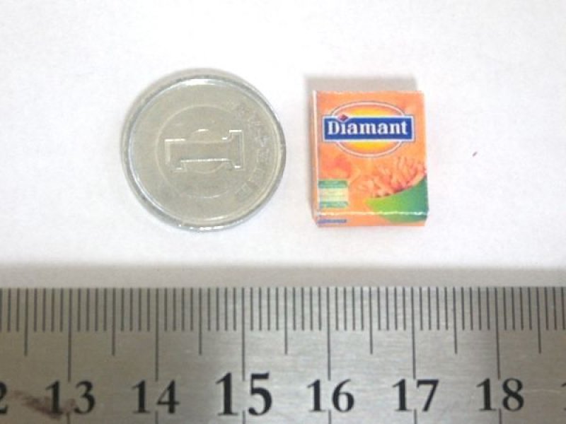 ミニチュア　1/12サイズのパッケージ