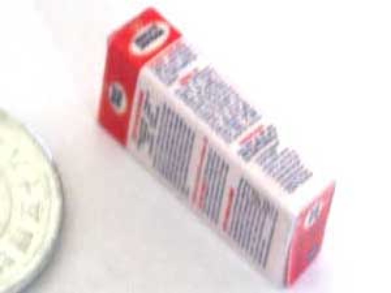 ミニチュア　1/12サイズのパッケージ