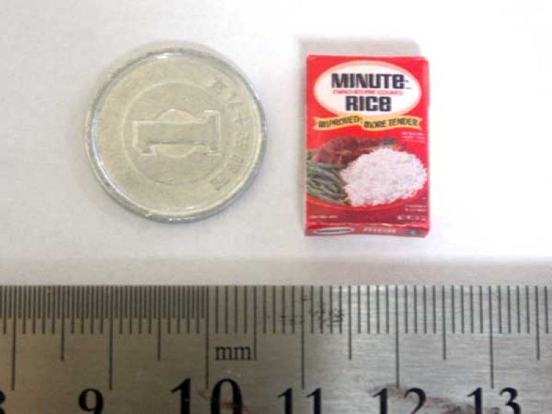 ミニチュア　1/12サイズのパッケージ