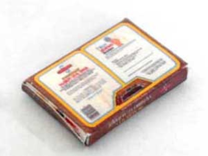 ミニチュア　1/12サイズのパッケージ