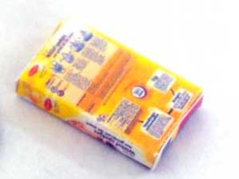 ミニチュア　1/12サイズのパッケージ