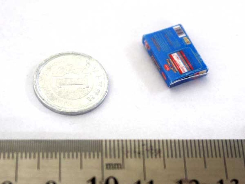 ミニチュア　1/12サイズのパッケージ