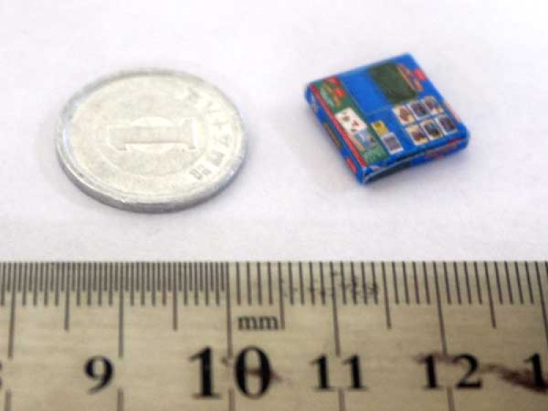 ミニチュア　1/12サイズのパッケージ