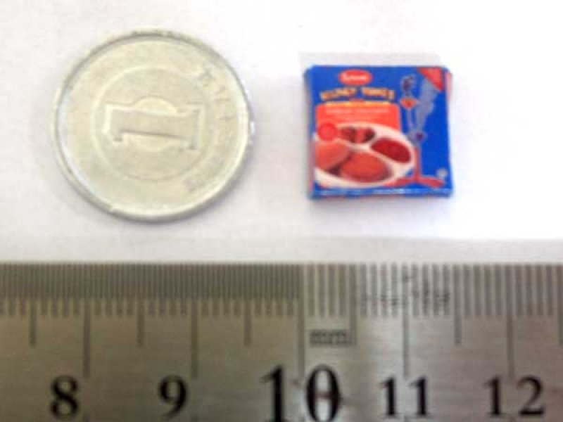 ミニチュア　1/12サイズのパッケージ