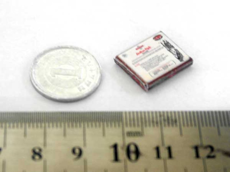 ミニチュア　1/12サイズのパッケージ