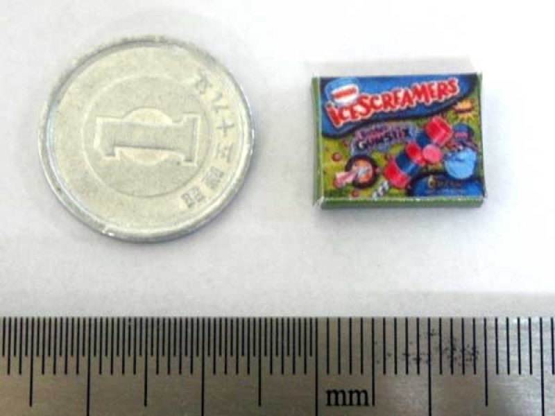 ミニチュア　1/12サイズのパッケージ