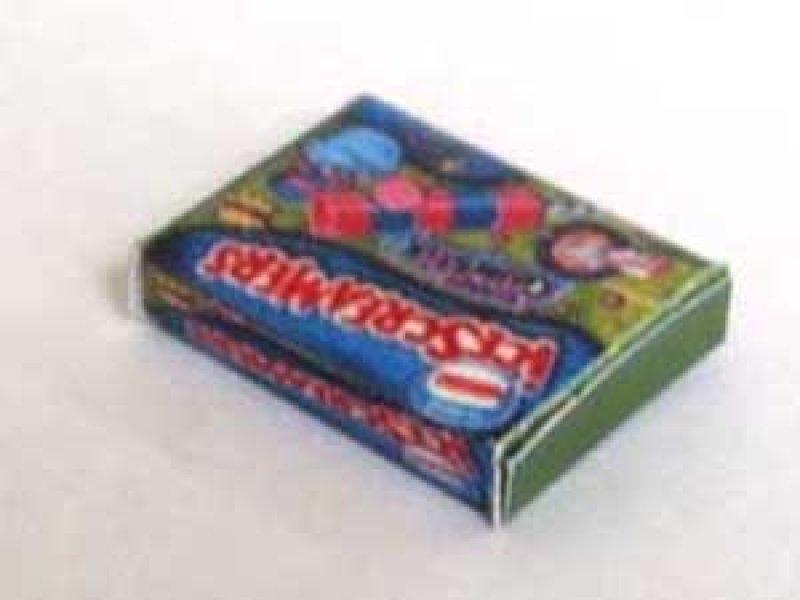 ミニチュア　1/12サイズのパッケージ