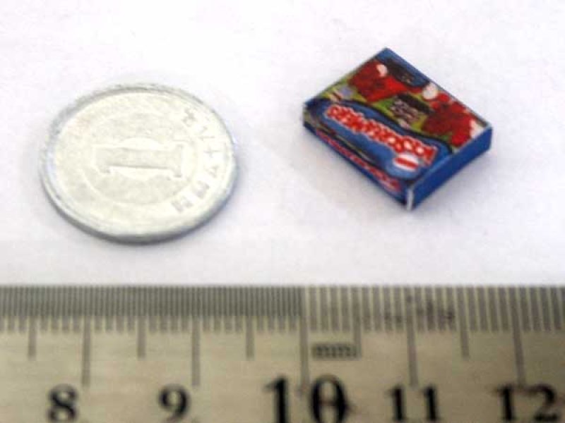 ミニチュア　1/12サイズのパッケージ