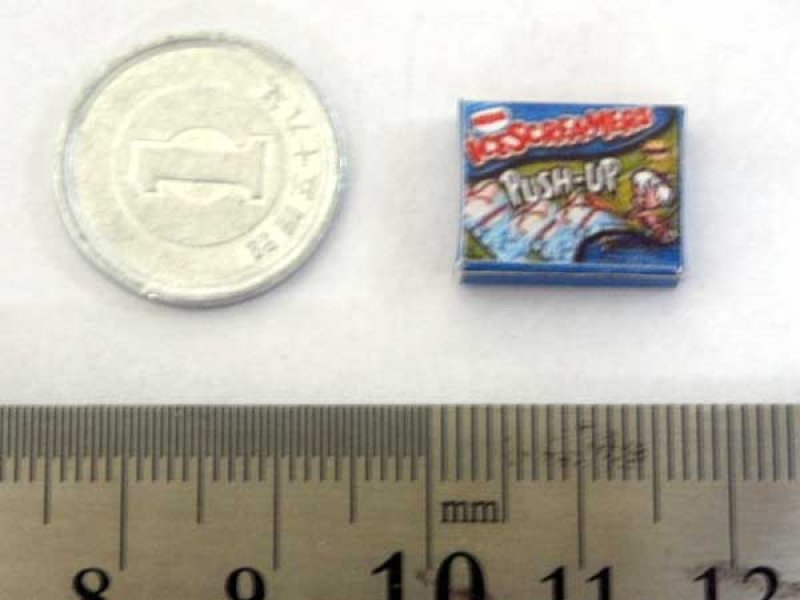 ミニチュア　1/12サイズのパッケージ