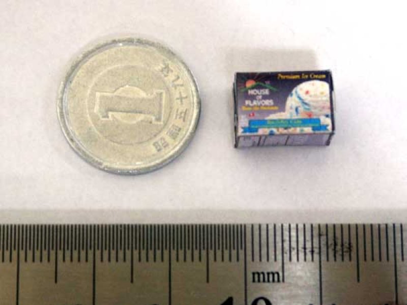 ミニチュア　1/12サイズのパッケージ