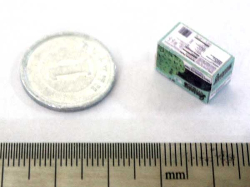 ミニチュア　1/12サイズのパッケージ