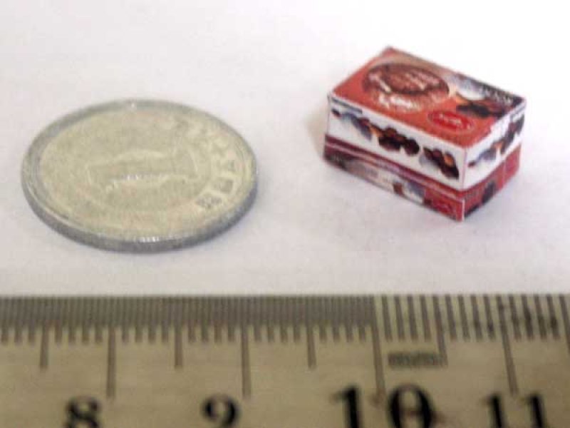 ミニチュア　1/12サイズのパッケージ