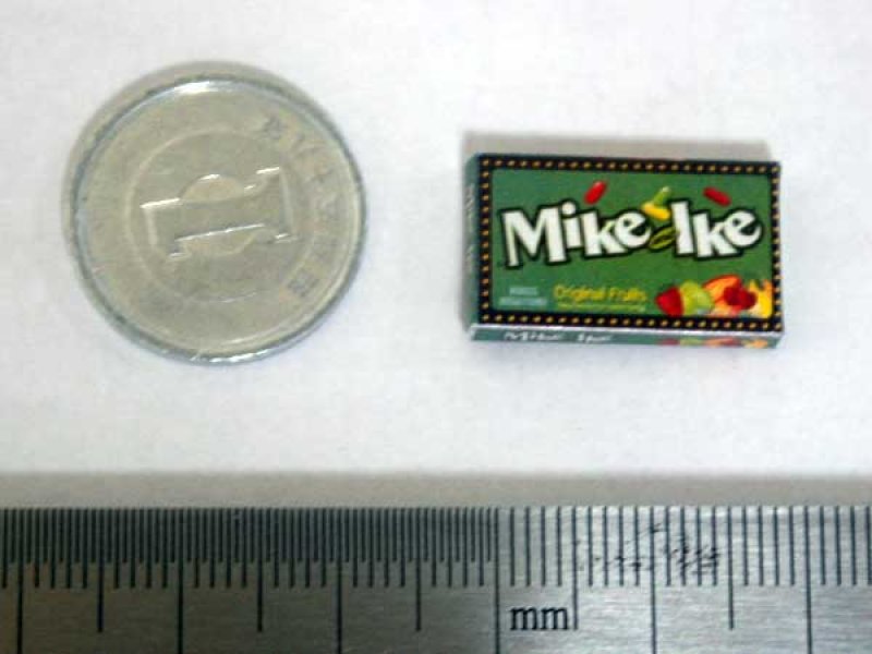 ミニチュア　1/12サイズのパッケージ