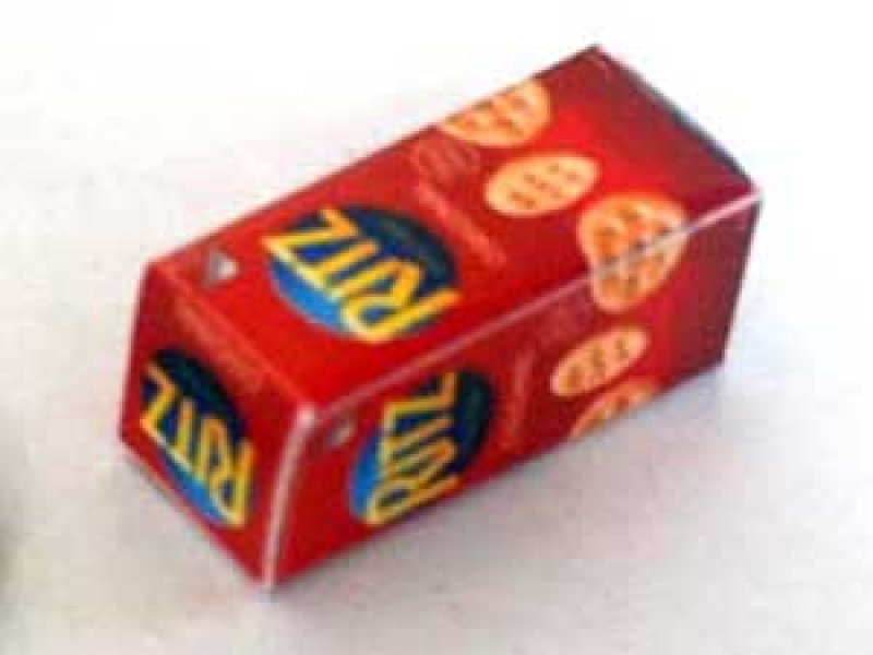 ミニチュア　1/12サイズのパッケージ