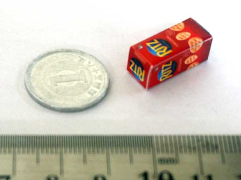 ミニチュア　1/12サイズのパッケージ