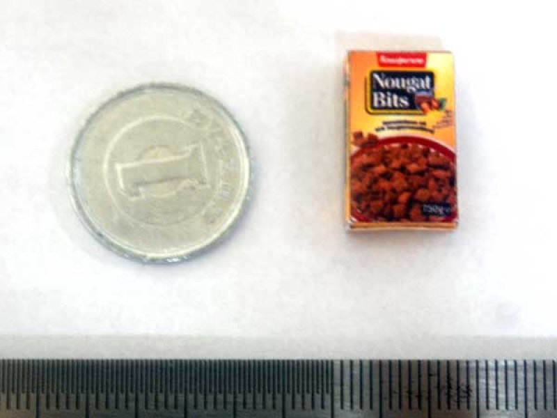 ミニチュア　1/12サイズのパッケージ