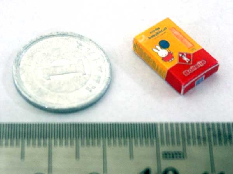 ミニチュア　1/12サイズのパッケージ