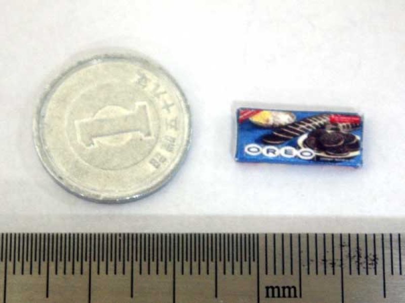 ミニチュア　1/12サイズのパッケージ