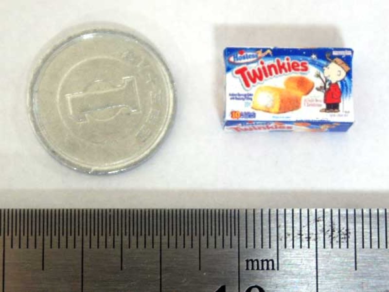 ミニチュア　1/12サイズのパッケージ