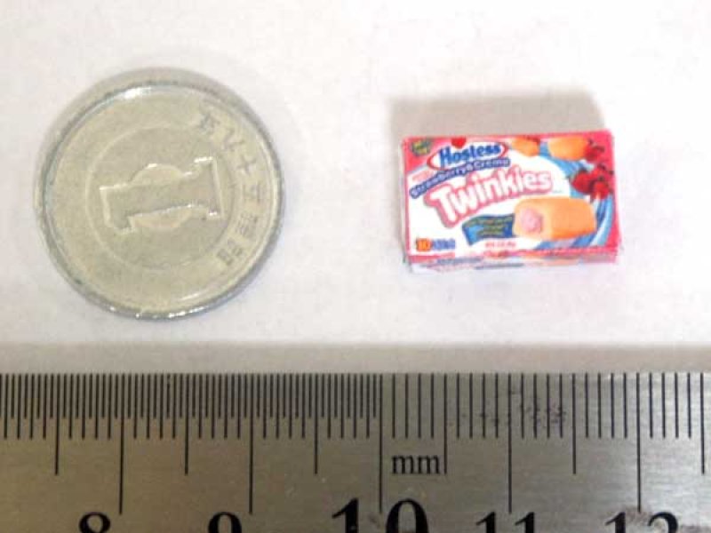 ミニチュア　1/12サイズのパッケージ