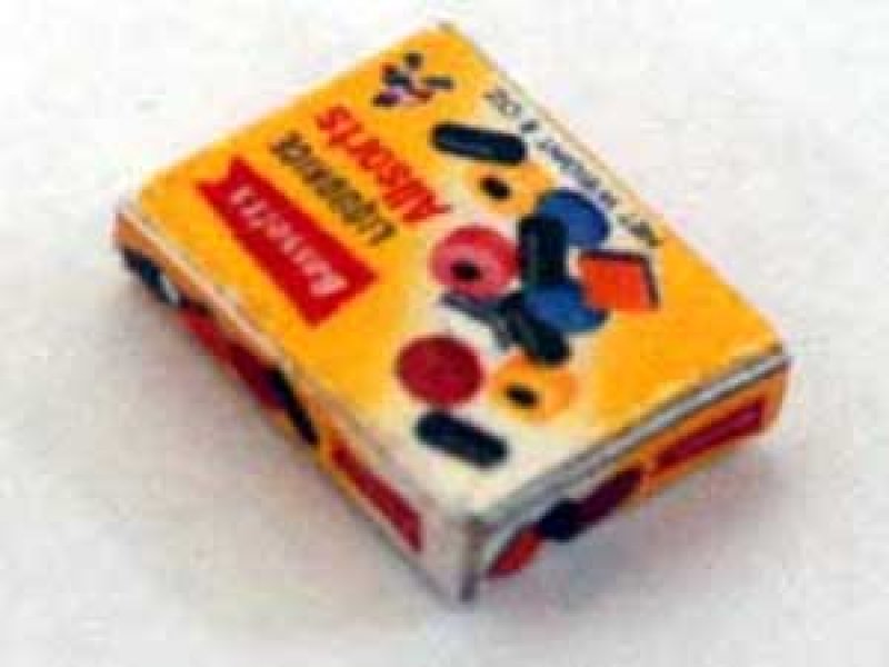 ミニチュア　1/12サイズのパッケージ