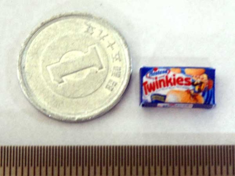 ミニチュア　1/12サイズのパッケージ