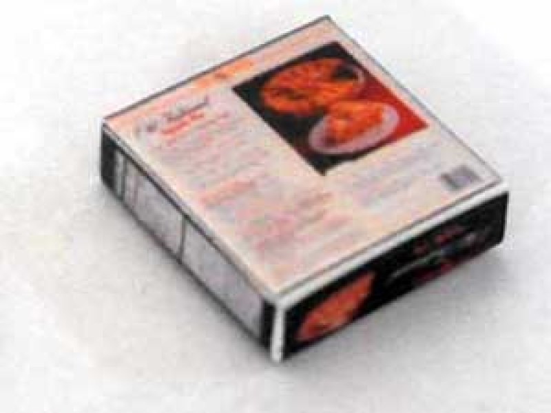 ミニチュア　1/12サイズのパッケージ