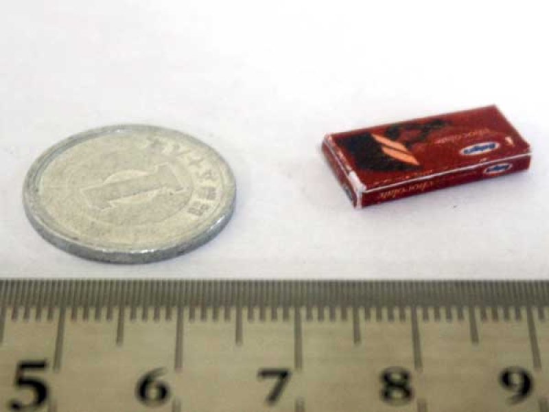 ミニチュア　1/12サイズのパッケージ