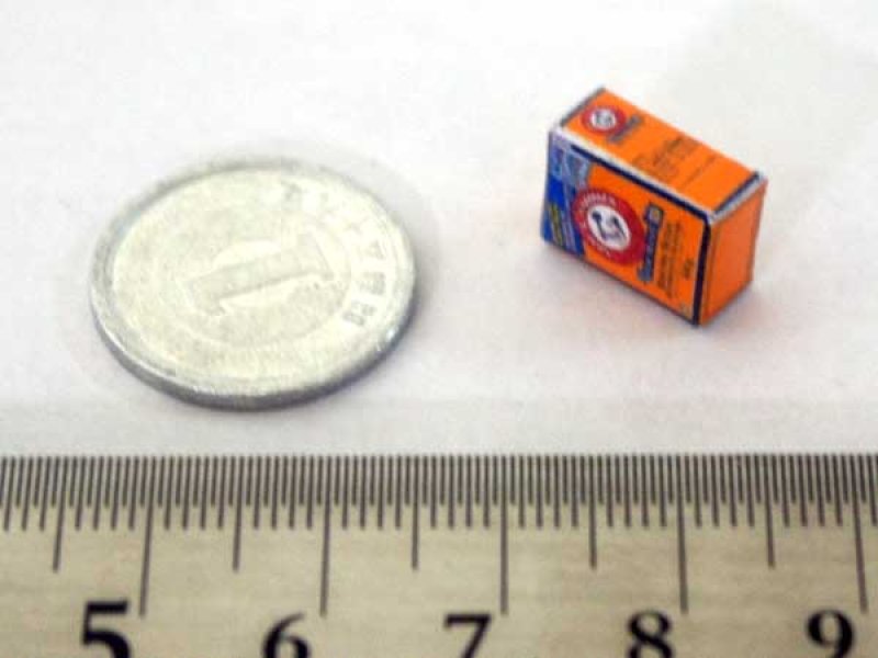 ミニチュア　1/12サイズのパッケージ