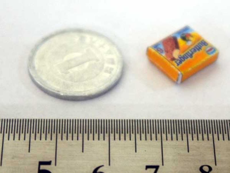 ミニチュア　1/12サイズのパッケージ