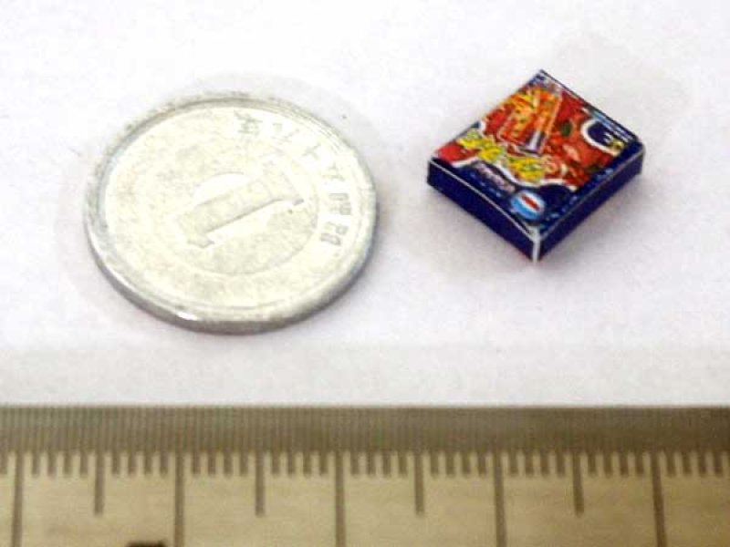 ミニチュア　1/12サイズのパッケージ