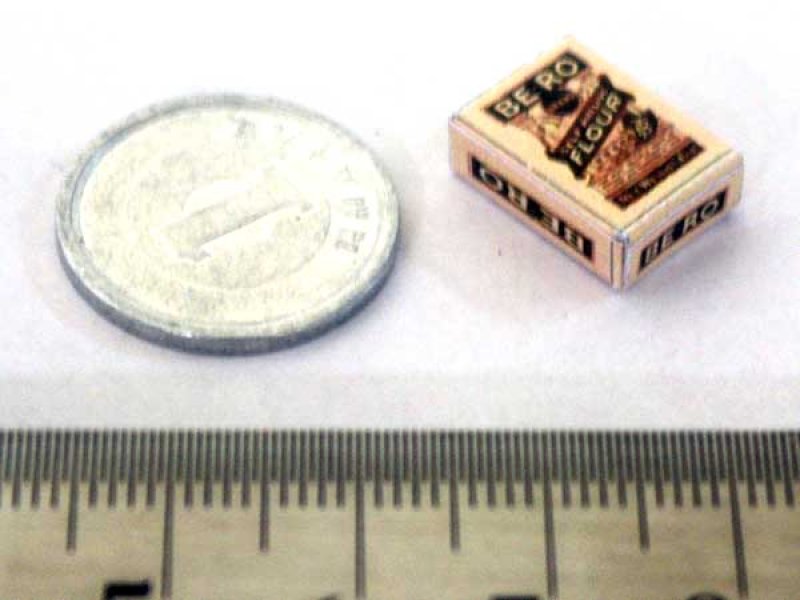 ミニチュア　1/12サイズのパッケージ