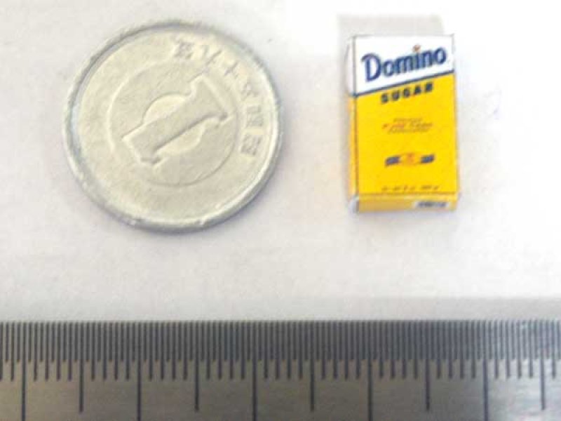 ミニチュア　1/12サイズのパッケージ