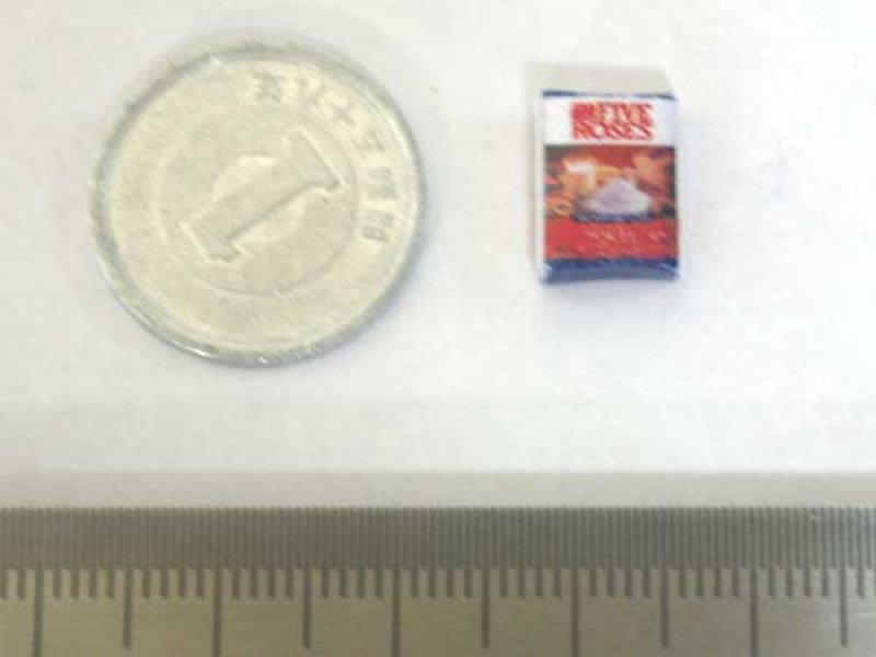 ミニチュア　1/12サイズのパッケージ