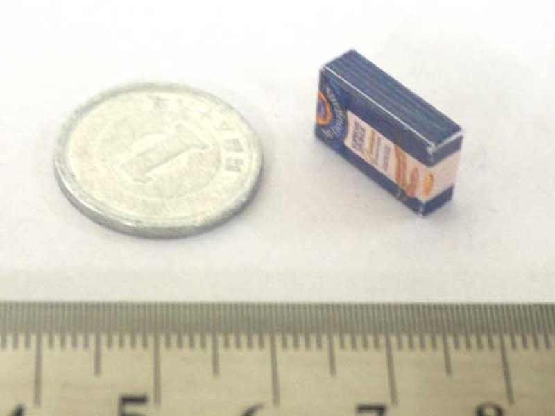 ミニチュア　1/12サイズのパッケージ