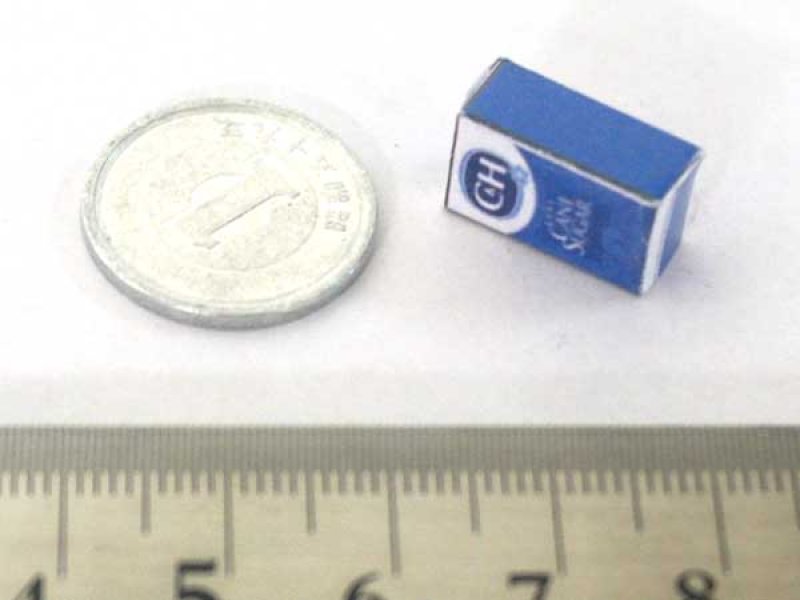 ミニチュア　1/12サイズのパッケージ