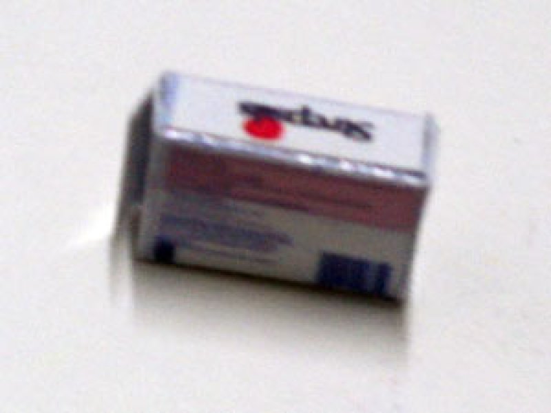 ミニチュア　1/12サイズのパッケージ