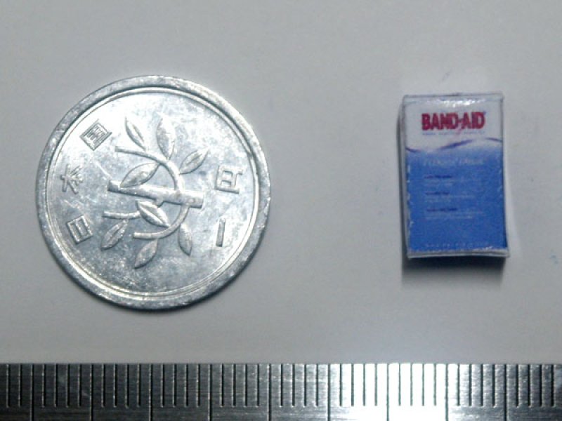 ミニチュア　1/12サイズのパッケージ