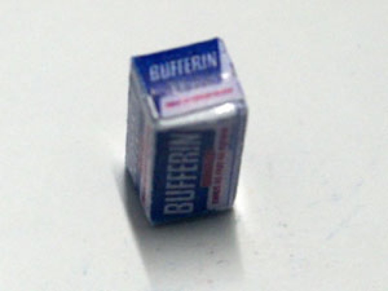 ミニチュア　1/12サイズのパッケージ