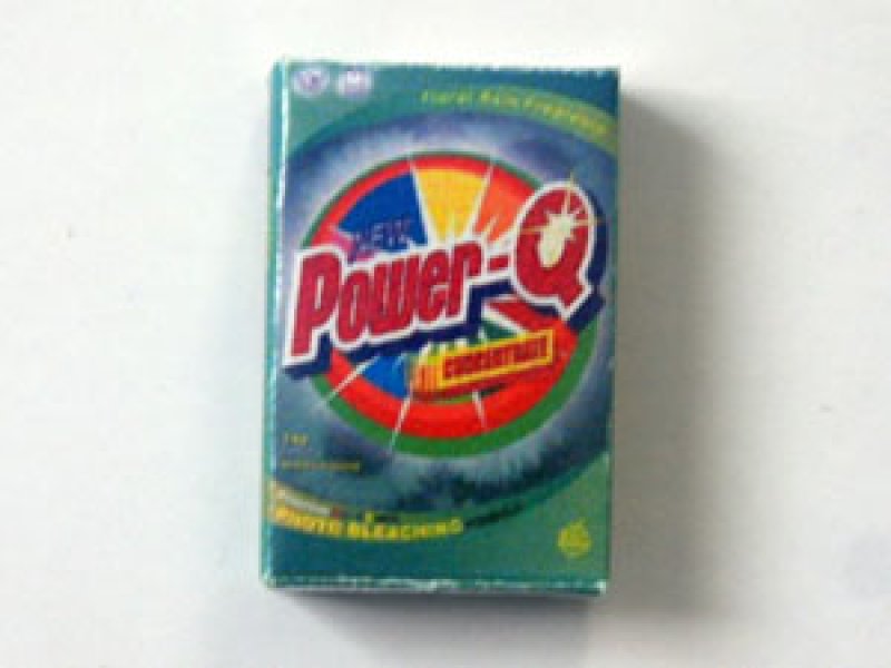 ミニチュア　1/12サイズのパッケージ