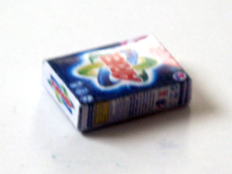 ミニチュア　1/12サイズのパッケージ