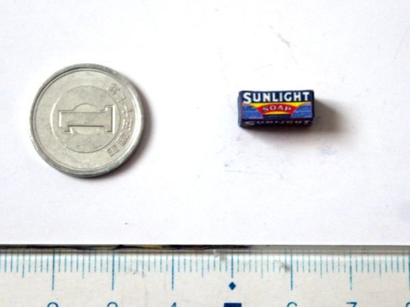 ミニチュア　1/12サイズのパッケージ