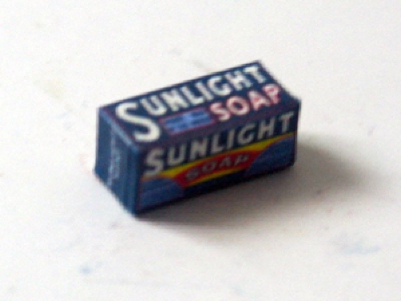 ミニチュア　1/12サイズのパッケージ