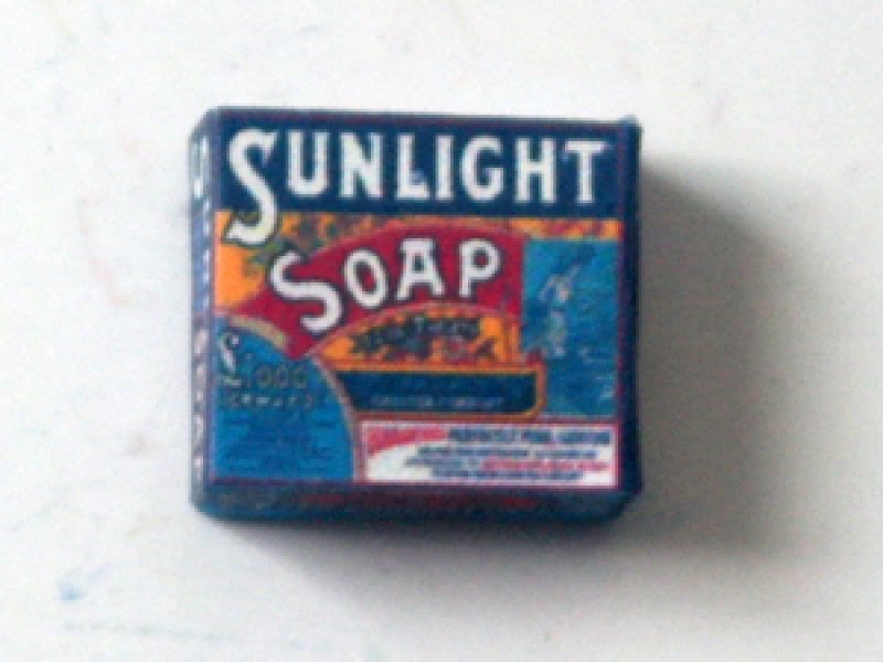 ミニチュア　1/12サイズのパッケージ