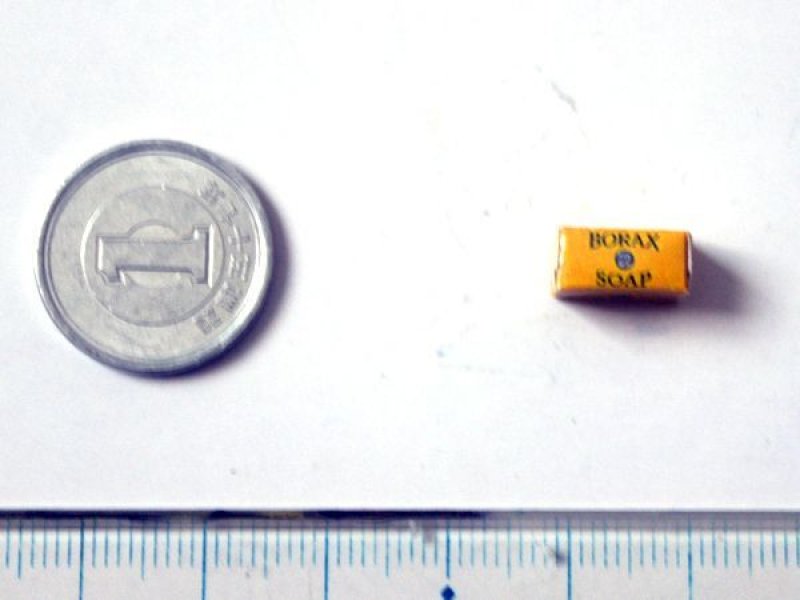 ミニチュア　1/12サイズのパッケージ