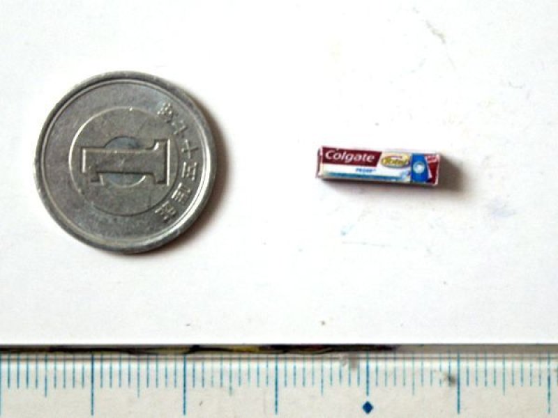 ミニチュア　1/12サイズのパッケージ