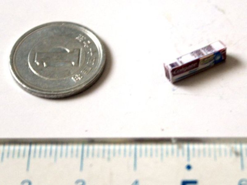 ミニチュア　1/12サイズのパッケージ