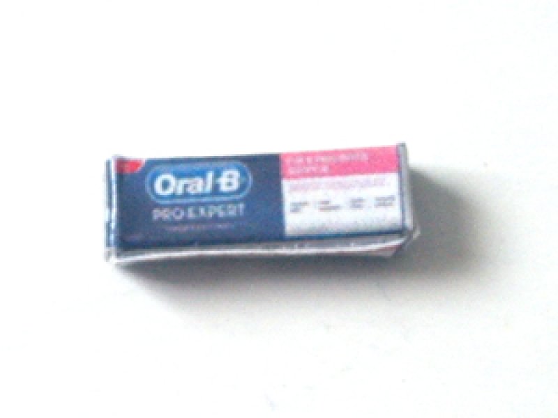 ミニチュア　1/12サイズのパッケージ