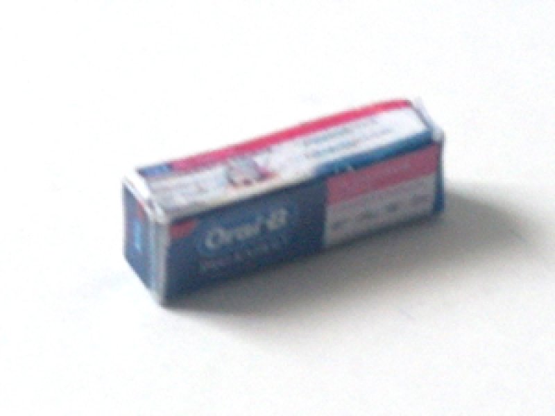 ミニチュア　1/12サイズのパッケージ