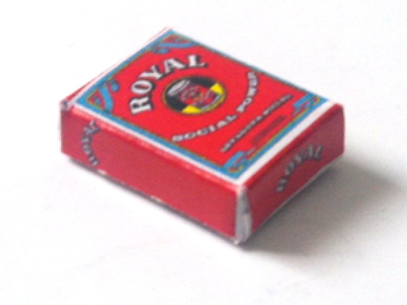 ミニチュア　1/12サイズのパッケージ